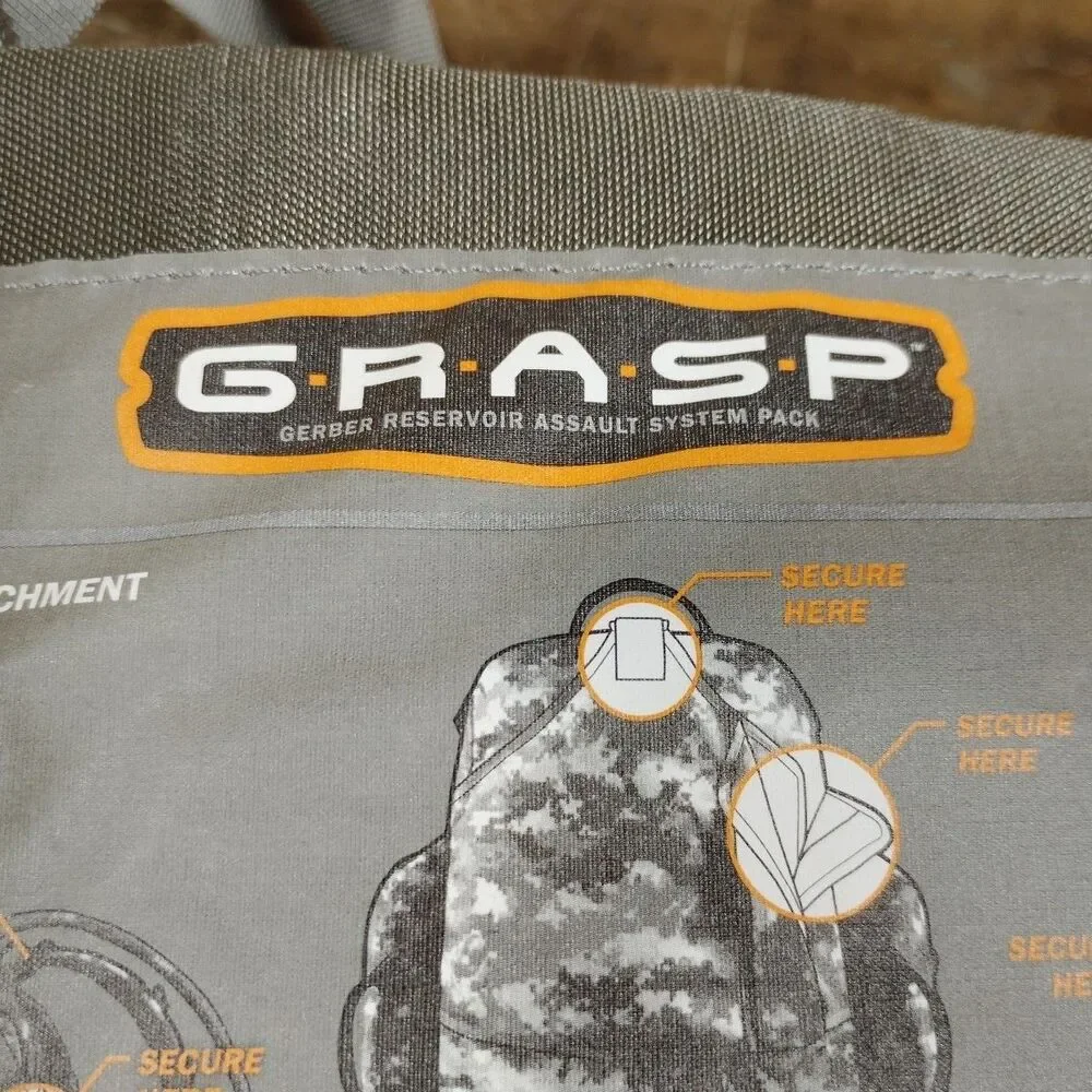 Gerber Grasp Reservoir Assault System Pack Backpack ACU Hydration Tactical